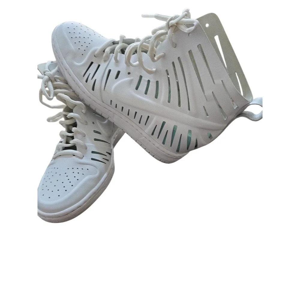 Nike Joli Sky Hi‎ High Wedge Dunk 2.0 Womens Sz. 7 Sneaker Shoes Su15-983 White